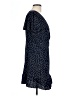 Relipop 100% Polyester Polka Dots Blue Casual Dress Size L - photo 4