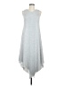 Papillon Solid Gray Casual Dress Size M - photo 1