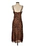 Bebe 100% Polyester Animal Print Brown Cocktail Dress Size S - photo 2