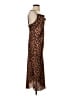 Bebe 100% Polyester Animal Print Brown Cocktail Dress Size S - photo 4