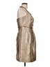 Laundry by Shelli Segal Metallic Tan Cocktail Dress Size 10 - photo 4