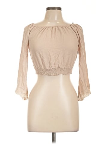 Papaya 3/4 Sleeve Blouse (view 1)