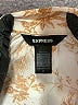 Express 100% Recycled Polyester Gold Tan Kimono Size XS - photo 3