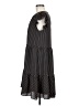 Ann Taylor 100% Polyester Polka Dots Black Casual Dress Size M - photo 5