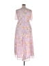 JJ's House 100% Polyester Floral Multi Color Purple Casual Dress Size XXL - photo 2