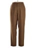 Oleg Cassini 100% Polyester Brown Dress Pants Size 34 waist (estimated) - photo 1