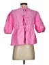 Unbranded Pink 3/4 Sleeve Blouse Size S - photo 2