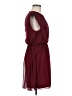 Theme 100% Polyester Solid Burgundy Cocktail Dress Size M - photo 4