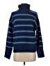 Time and Tru Stripes Blue Turtleneck Sweater Size XS - photo 1