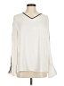 Chico's 100% Polyester Ivory Long Sleeve Blouse Size Med (1) - photo 1