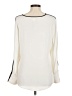 Chico's 100% Polyester Ivory Long Sleeve Blouse Size Med (1) - photo 2