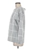 Liz Claiborne Checkered-gingham Gray Pullover Sweater Size M - photo 5