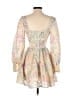 Bardot Floral Ivory Tan Cocktail Dress Size 2 - photo 2