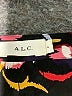 A.L.C. 100% Silk Floral Black Long Sleeve Silk Top Size 4 - photo 7