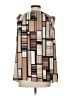 Tommy Hilfiger 100% Polyester Brown Sleeveless Blouse Size P (petite) - photo 2