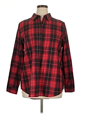 Allison Daley Long Sleeve Button-Down Shirt (view 1)