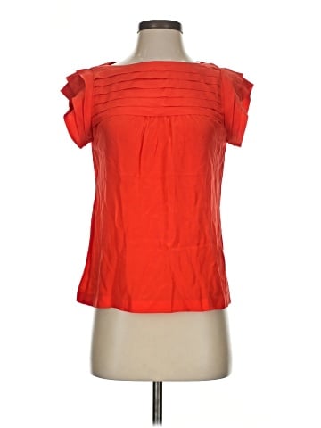 Banana Republic Short Sleeve Silk Top (view 1)