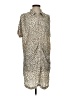Assorted Brands 100% Silk Animal Print Tan Casual Dress Size XS - photo 1