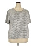 Prophecy Chevron-herringbone Silver Short Sleeve T-Shirt Size 2X - photo 1