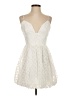 Storia 100% Polyester Hearts White Cocktail Dress Size S - photo 1