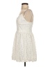 Storia 100% Polyester Hearts White Cocktail Dress Size S - photo 5