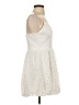 Storia 100% Polyester Hearts White Cocktail Dress Size S - photo 4