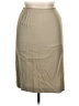 Le Suit 100% Polyester Solid Tan Casual Skirt Size 14 - photo 1