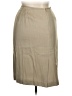 Le Suit 100% Polyester Solid Tan Casual Skirt Size 14 - photo 2