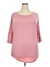 Matchstick Pink 3/4 Sleeve Top Size 3X - photo 1