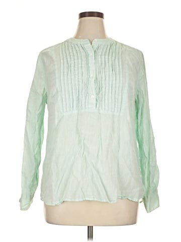 Lane Bryant Long Sleeve Blouse (view 1)