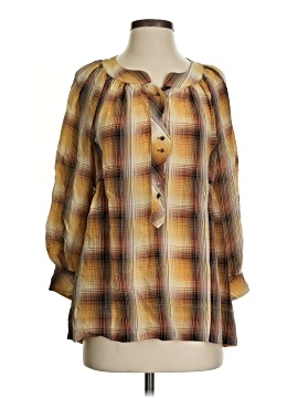 Bcbgmaxazria 3/4 Sleeve Silk Top