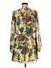Haute Hippie 100% Polyester Floral Tan Cocktail Dress Size M - photo 2