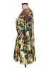 Haute Hippie 100% Polyester Floral Tan Cocktail Dress Size M - photo 5