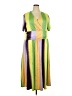 Unbranded Color Block Yellow Green Cocktail Dress Size Fits all women - photo 1