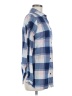 rue21 100% Polyester Plaid Blue Long Sleeve Blouse Size M - photo 4