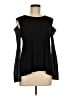 BCBGMAXAZRIA Black Long Sleeve Top Size M - photo 1