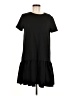 Zara 100% Polyester Solid Black Casual Dress Size M - photo 1