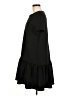 Zara 100% Polyester Solid Black Casual Dress Size M - photo 5
