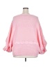 Shein Curve 100% Polyester Pink Pullover Sweater Size 2X - photo 2