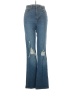 Lovers + Friends Hearts Blue Jeans Size 25 waist - photo 1