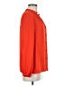 Hobbs London 100% Polyester Orange 3/4 Sleeve Blouse Size 6 - photo 4