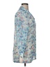 Unbranded Floral Blue 3/4 Sleeve Blouse Size XL (estimated) - photo 4