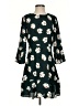 JOA 100% Polyester Floral Green Casual Dress Size XS - photo 1