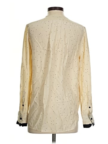 Rag & Bone Long Sleeve Silk Top (view 2)