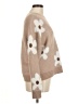 Shein Floral Tan Pullover Sweater Size 6 - photo 4