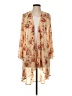 SWELL 100% Polyester Tan Kimono Size S - photo 1