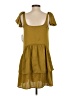 Scoop 100% Polyester Gold Short Sleeve Top Size XS - photo 2