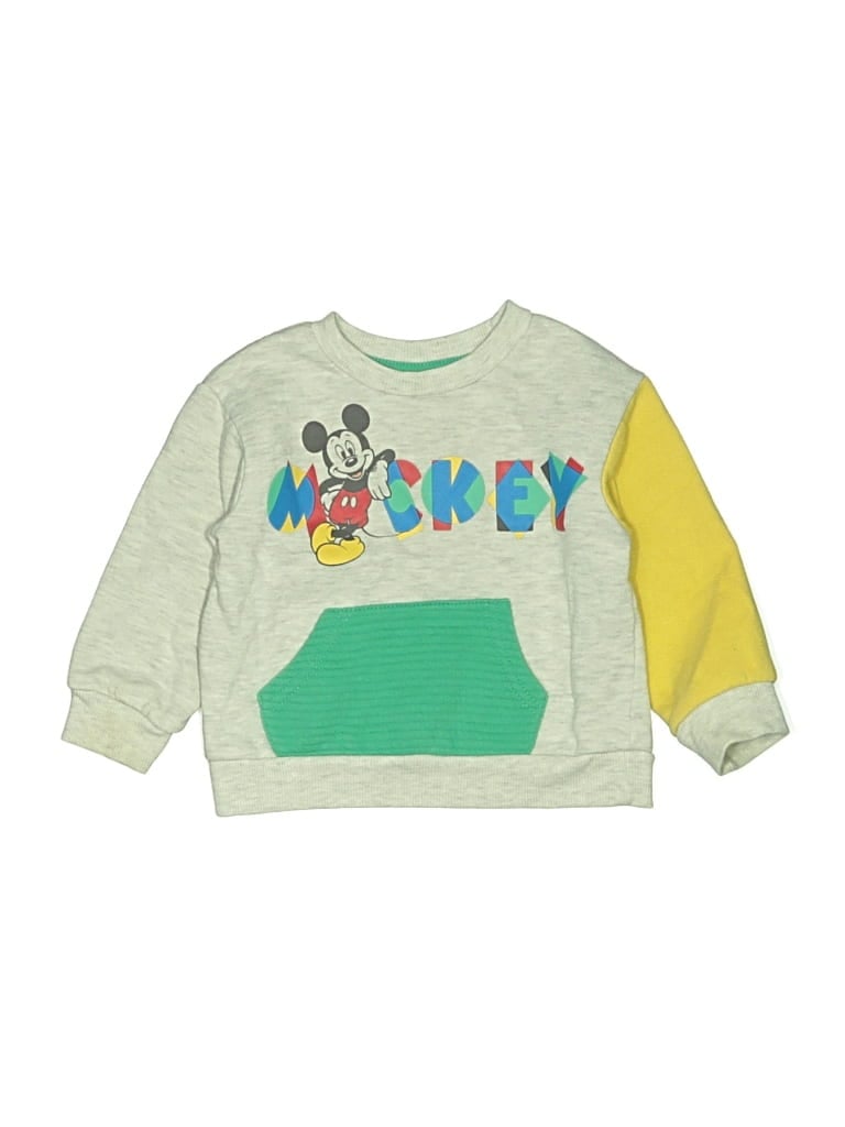 Pre-owned Disney Babies' Sweatshirt In Green