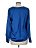 MNG Blue Long Sleeve Blouse Size 6 - photo 2