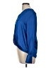 MNG Blue Long Sleeve Blouse Size 6 - photo 5